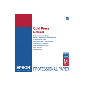 Epson S042300 (C13S042300) - Papier Cold Press Natural épaisseur 305g A3+