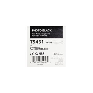 Epson T5431 (C13T543100) - Cartouche d'encre Noir Photo 110ml