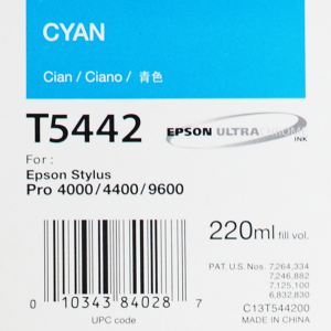 Epson T5442 (C13T544200) - Cartouche d'encre Cyan 220ml