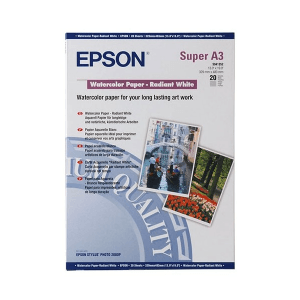 Epson S041352 (C13S041352) - Papier Aquarelle Blanc A3+